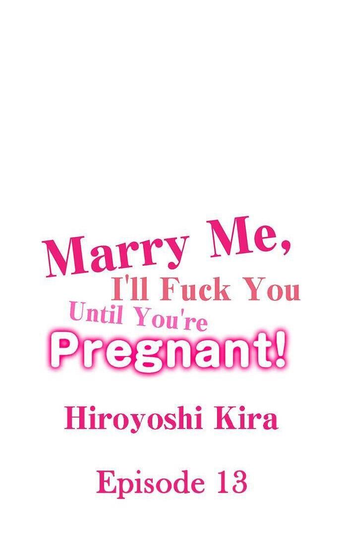 Marry Me, I'll Fuck You Until You're Pregnant! 129