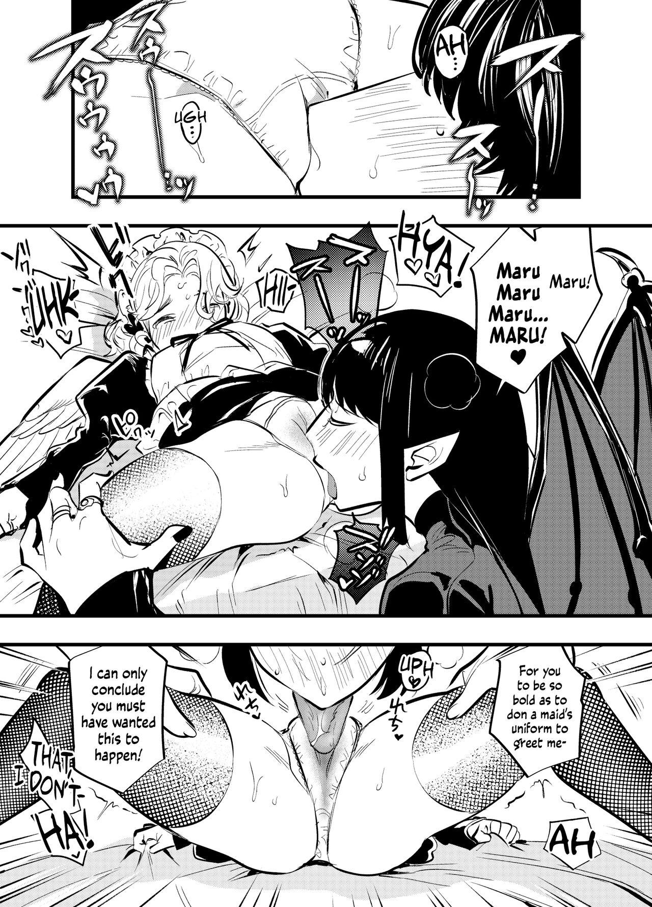 Public Sex Futanari Akuma to Moumoku Tenshi | Futanari Devil and the Blind Angel - Original 4some - Page 6