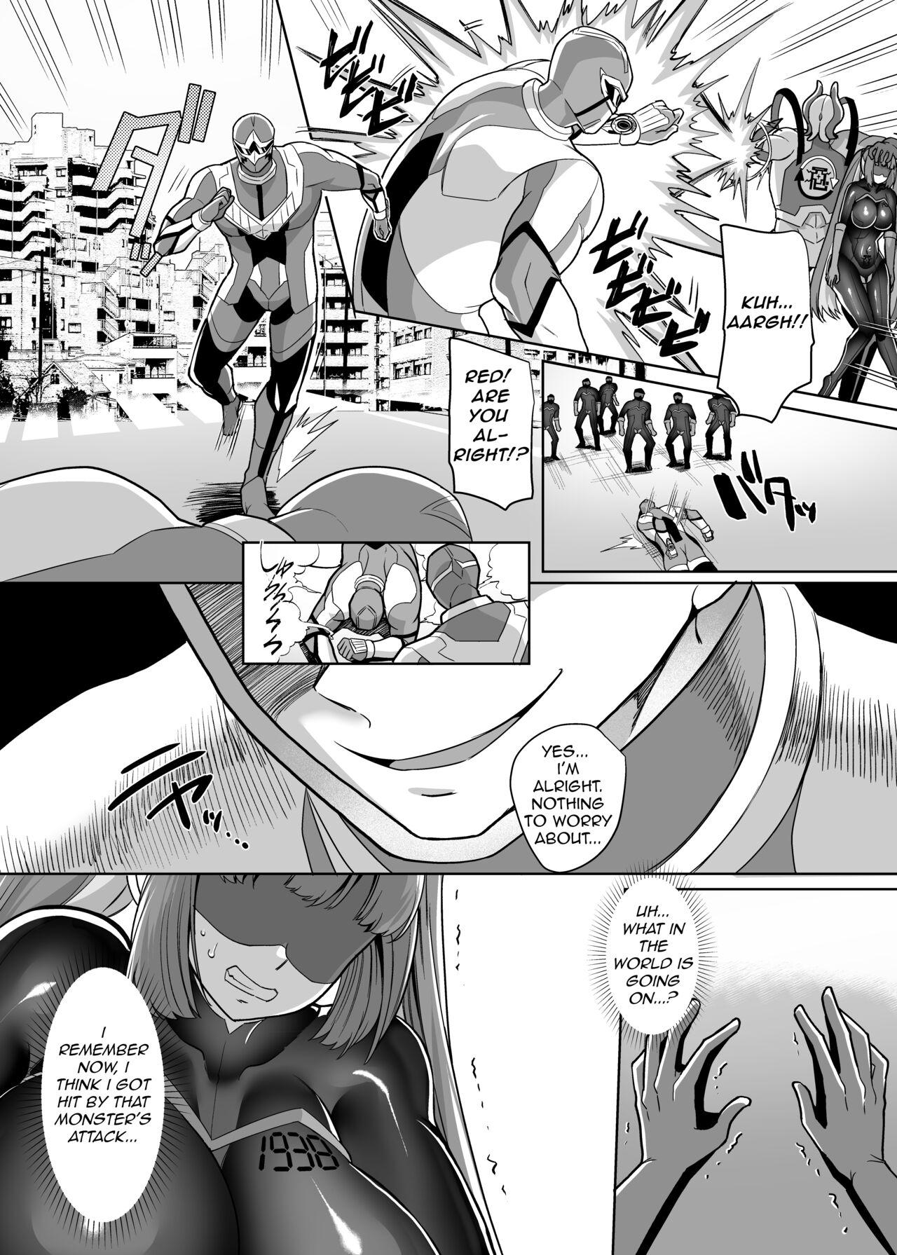 Behind Hero ♂ ⇔ Hentai Zako Sentouin ♀ Super Hot Porn - Page 3
