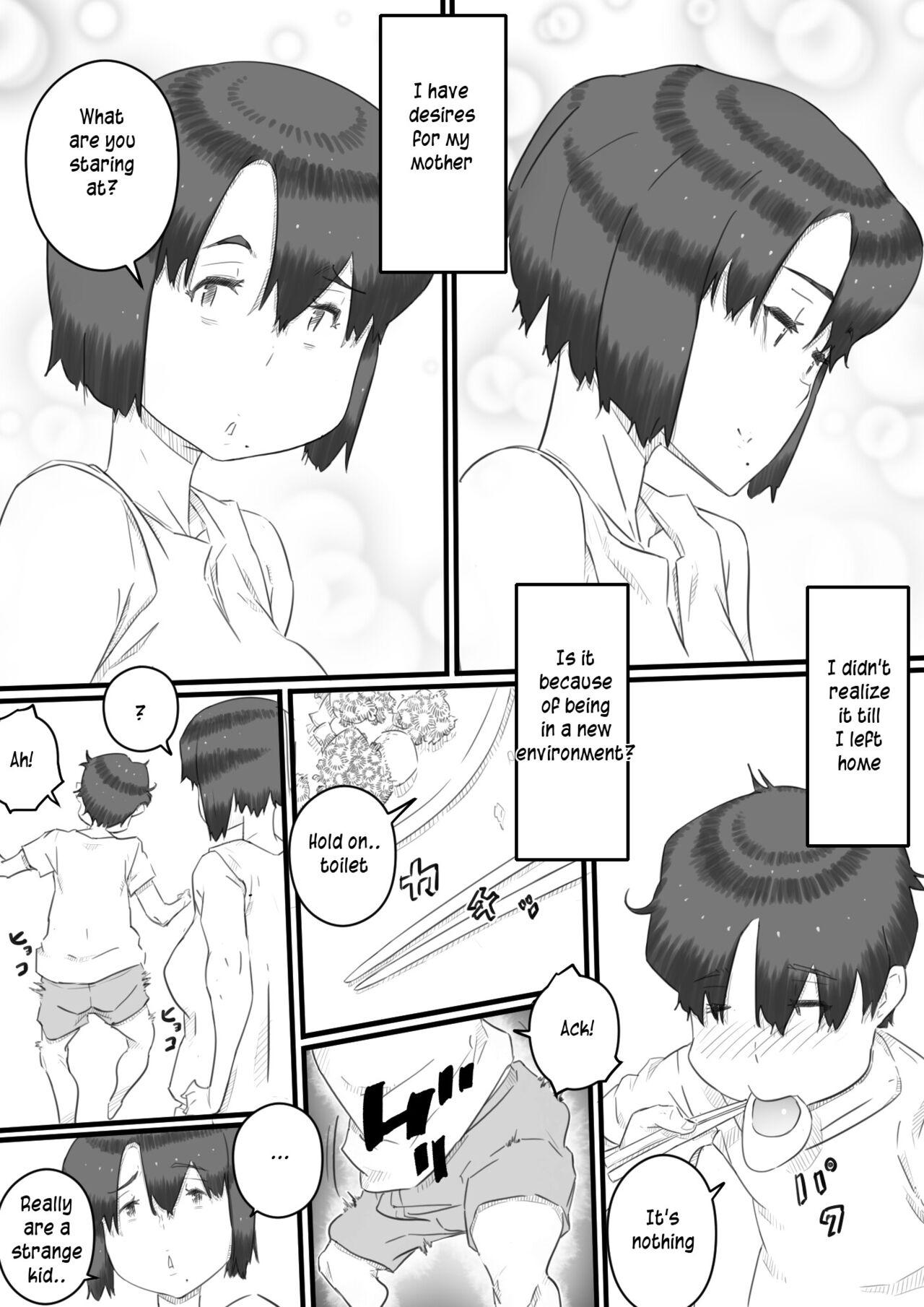 Exhibitionist Hitorigurashi no Musuko no Heya de | Staying over at my son's apartment Glamour - Page 4