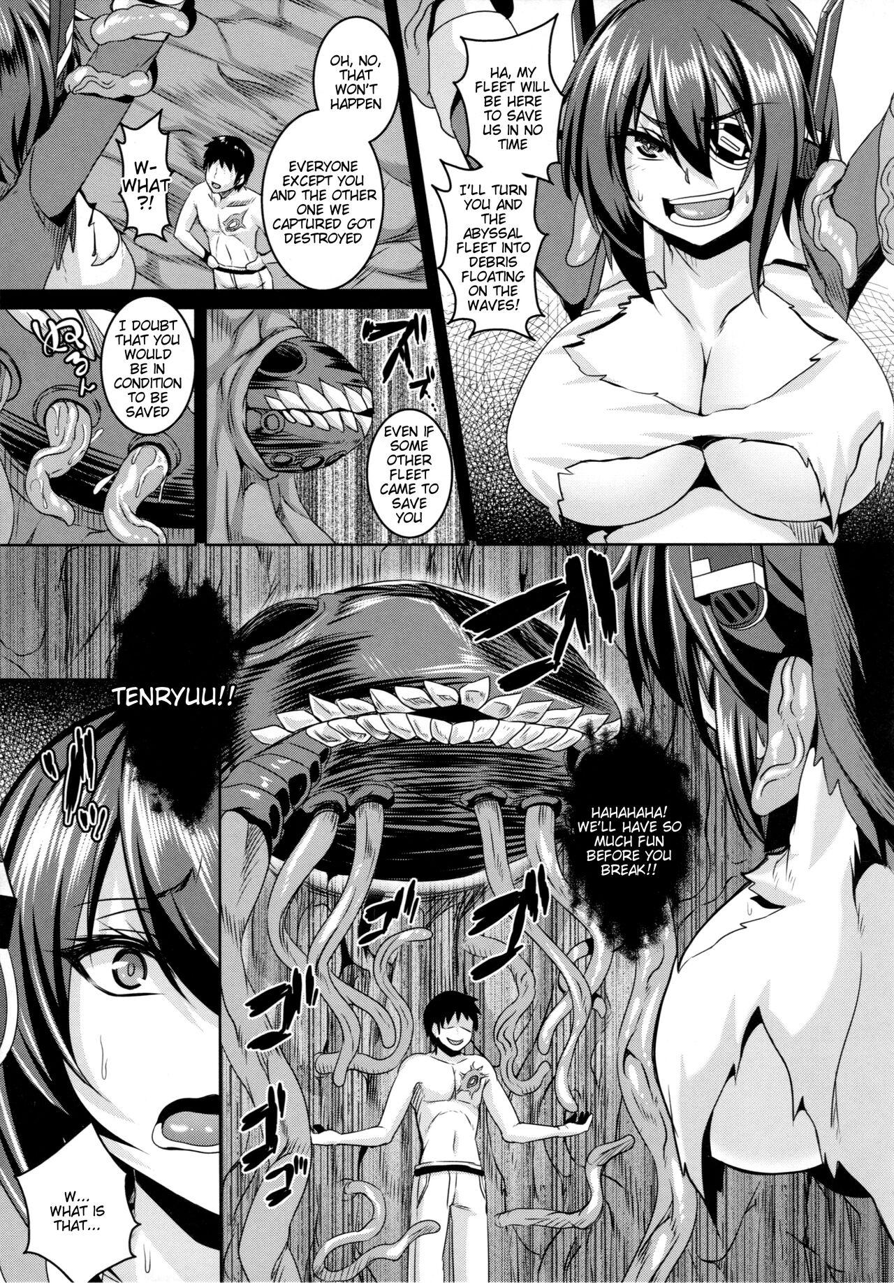 Bigass Naedoko Tenryuu - Kantai collection And - Page 4