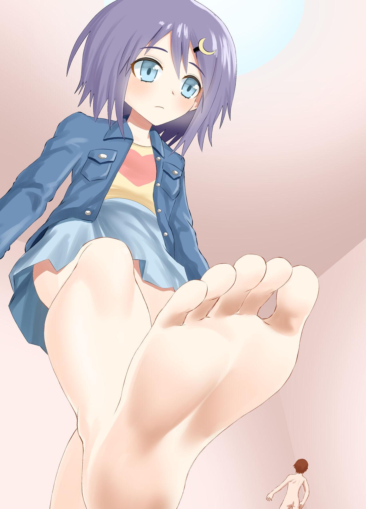 A CG collection of getting smaller and being stepped on by a girl 50