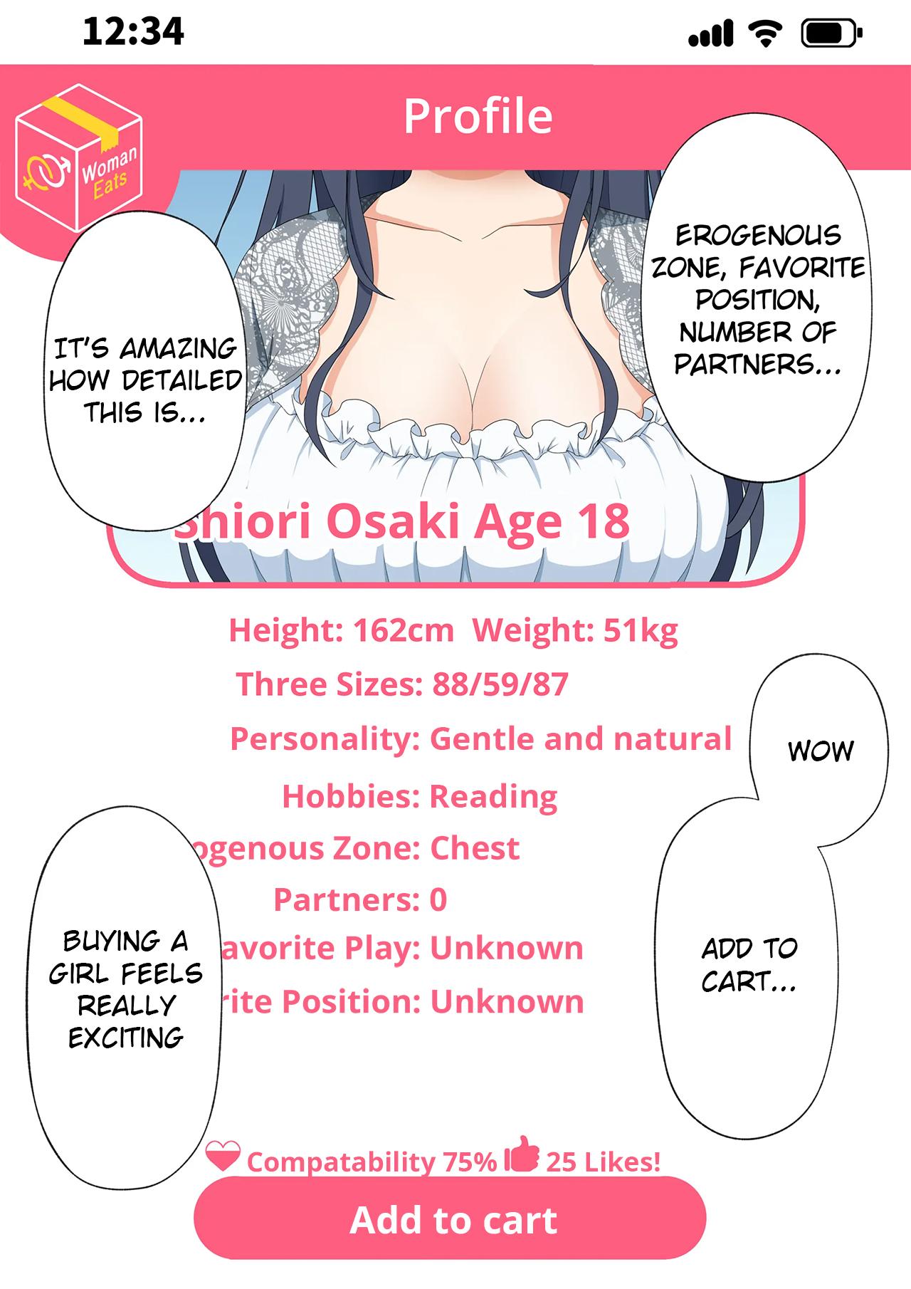 Hetero [Tawawa Delivery] Woman Eats ~Yume no Bishoujo Takuhai Appli~ | Woman Eats ~Beautiful Dream Girl Delivery App~ + Bonus FANTIA Comic [English] - Original Fucking Pussy - Page 6