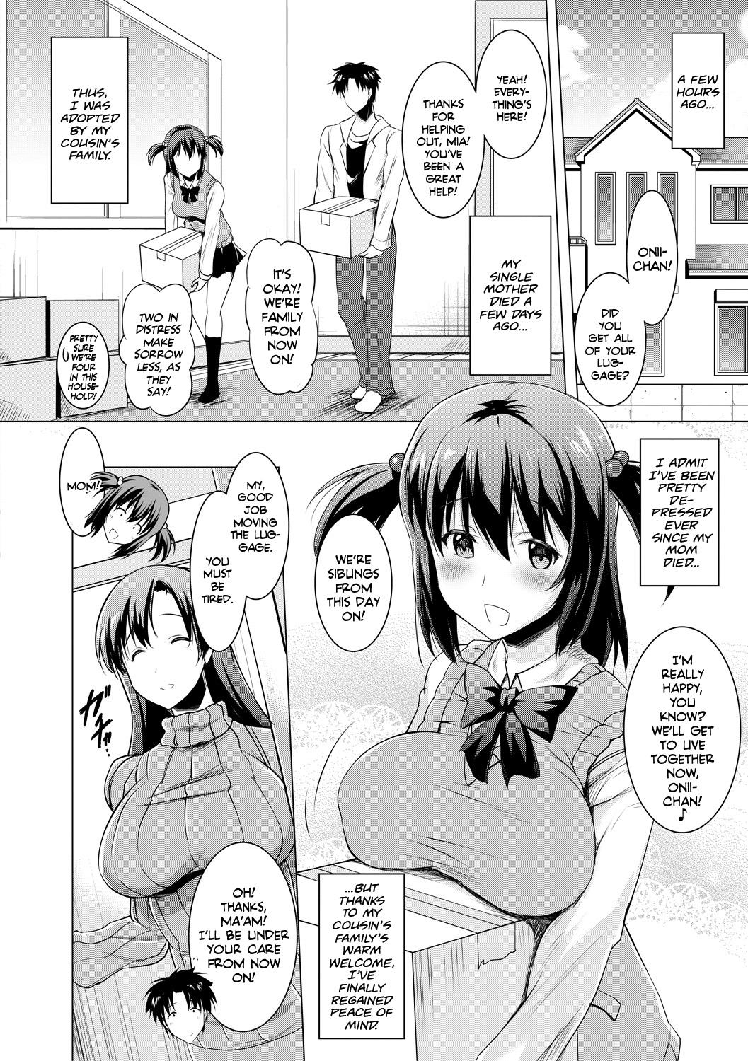 [Pony-R] I Can't Live Without My Little Sister's Tongue Chapter 01-02 + Secret Baby-making Sex with a Big-titted Mother and Daughter! (Kyonyuu Oyako no Shita to Shikyuu ni Renzoku Shasei) [English] [Team Rabu2] [Digital] 4