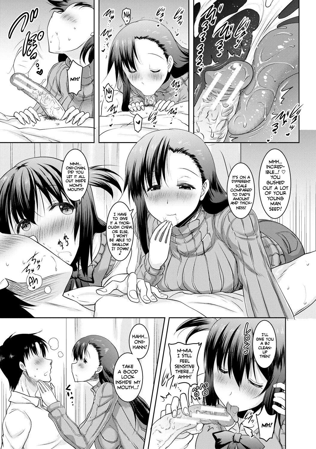 [Pony-R] I Can't Live Without My Little Sister's Tongue Chapter 01-02 + Secret Baby-making Sex with a Big-titted Mother and Daughter! (Kyonyuu Oyako no Shita to Shikyuu ni Renzoku Shasei) [English] [Team Rabu2] [Digital] 51