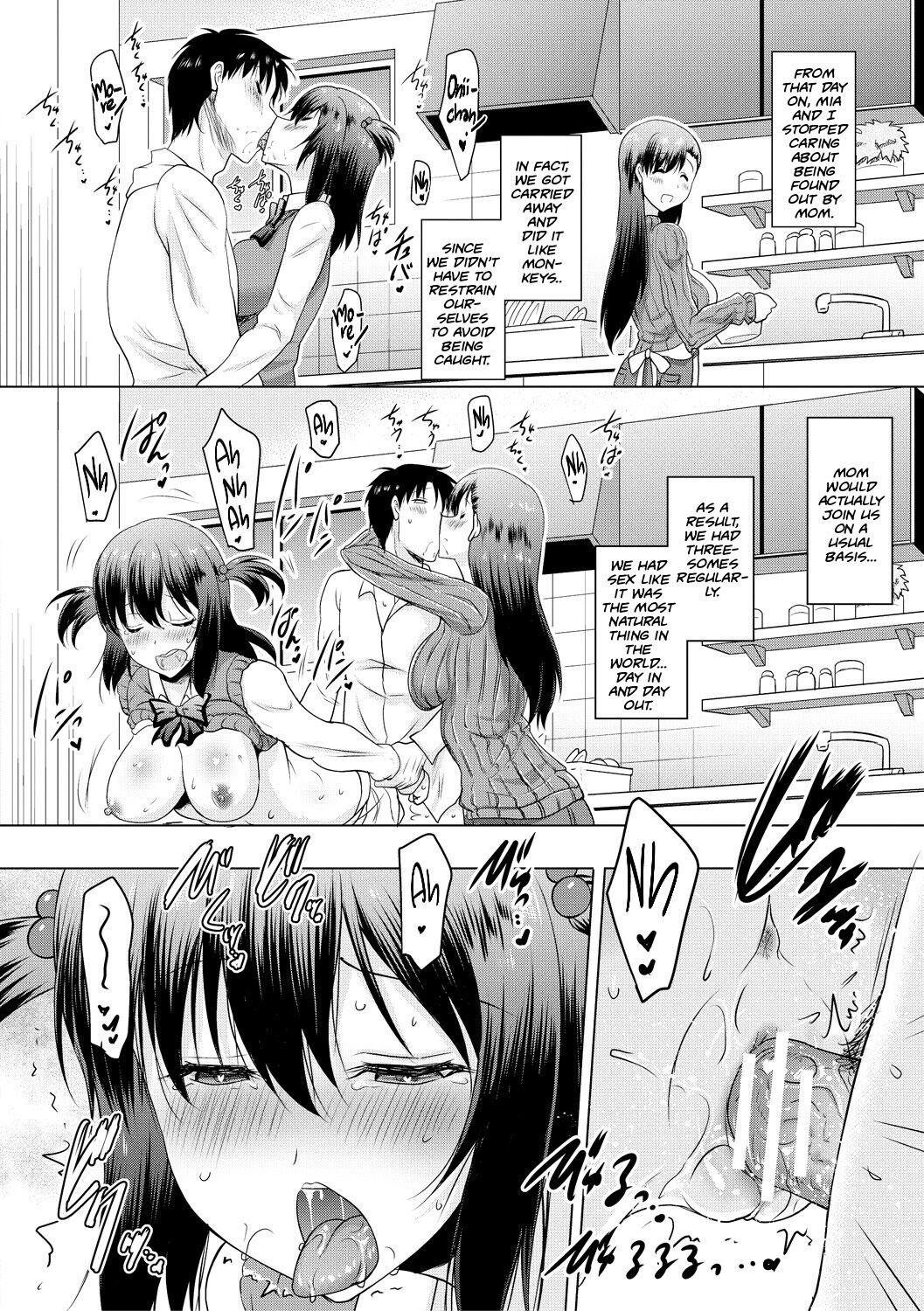 [Pony-R] I Can't Live Without My Little Sister's Tongue Chapter 01-02 + Secret Baby-making Sex with a Big-titted Mother and Daughter! (Kyonyuu Oyako no Shita to Shikyuu ni Renzoku Shasei) [English] [Team Rabu2] [Digital] 63
