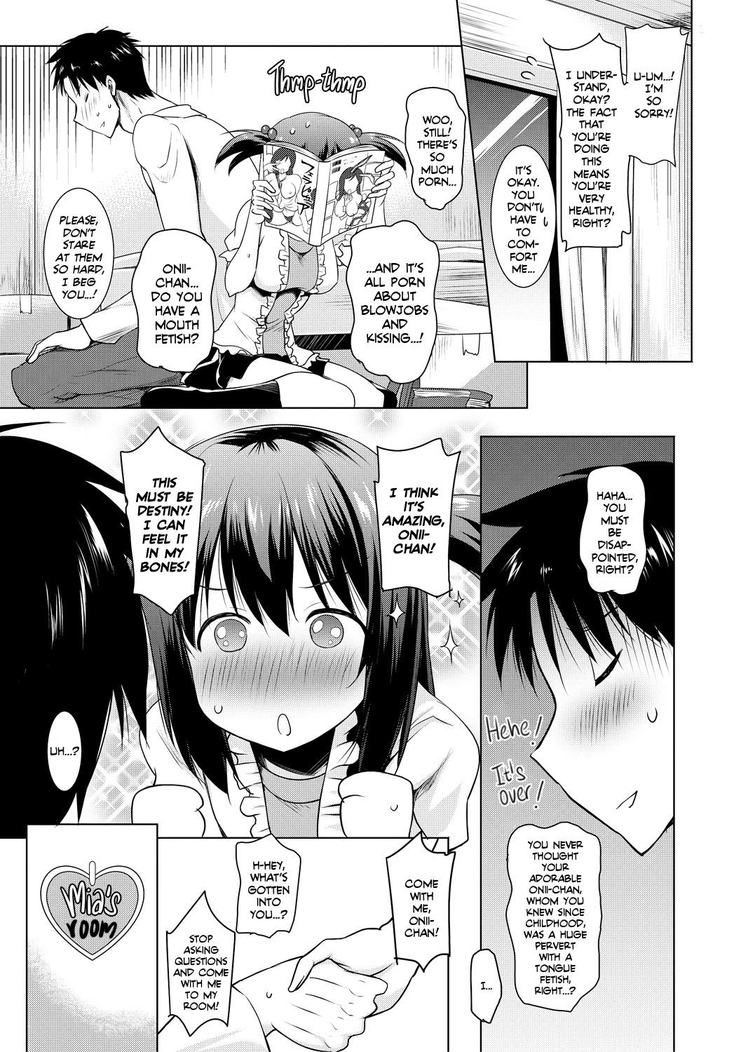 [Pony-R] I Can't Live Without My Little Sister's Tongue Chapter 01-02 + Secret Baby-making Sex with a Big-titted Mother and Daughter! (Kyonyuu Oyako no Shita to Shikyuu ni Renzoku Shasei) [English] [Team Rabu2] [Digital] 9