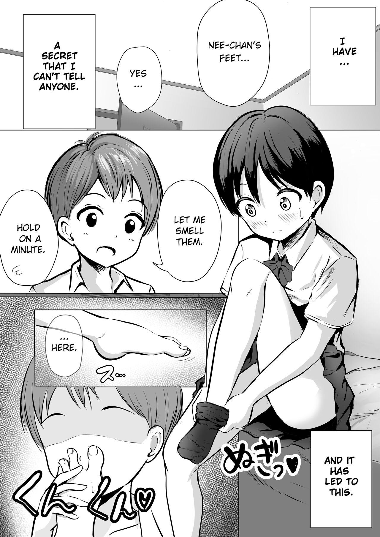 Monster Cock Onee-chan no Ashi | Sister's Feet - Original Gag - Page 2