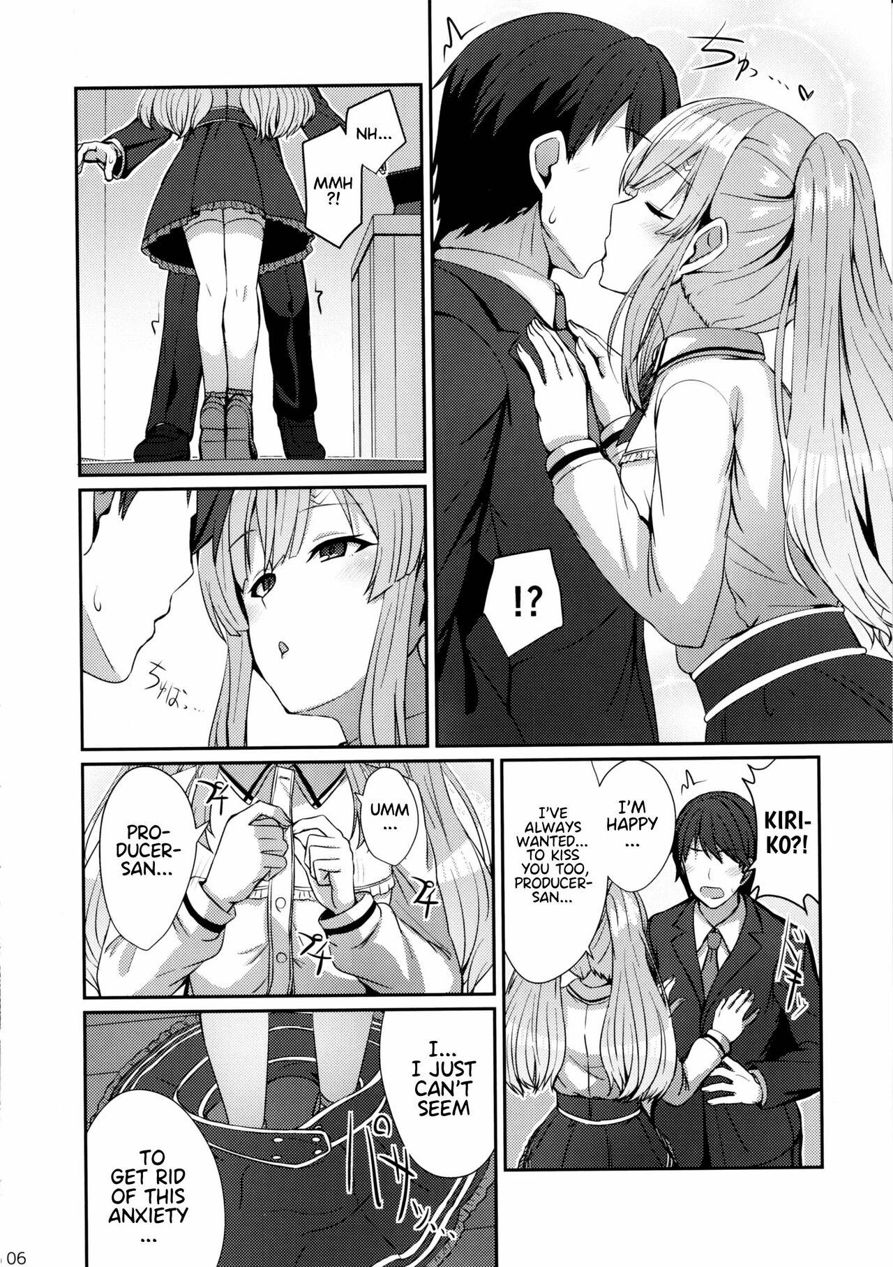 Clit Kiriko no Yume | Kiriko's Dream - The idolmaster Interracial Hardcore - Page 5