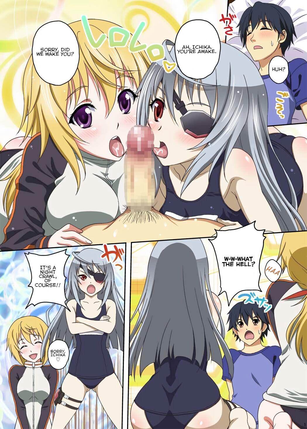Gay Shorthair IS no Hon - Infinite stratos Ejaculations - Page 2