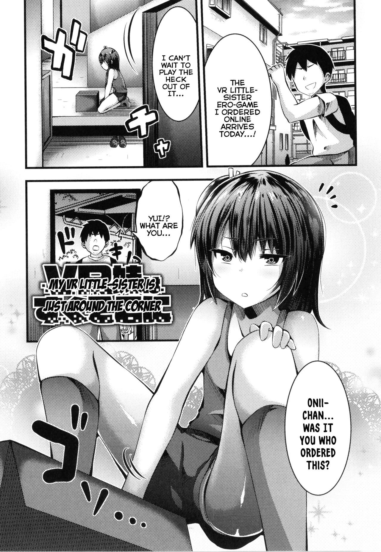 Free Amateur Porn VR Imouto wa Sugu Soko ni | My VR Little-Sister is Just Around the Corner Throatfuck - Page 1