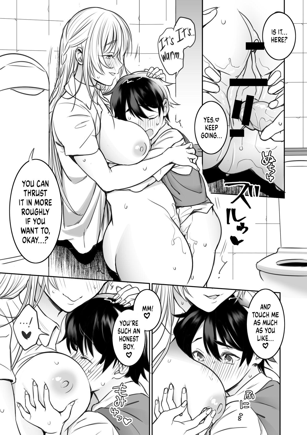 [Nukunukujima (Akai Same)] Toshokan de Shiriatta Onee-san ni Ecchina Koto o Sarechau Hanashi | A Story About the Lewd Things the Onee-San I Met at the Library Does to Me [English] [RedLantern] 21