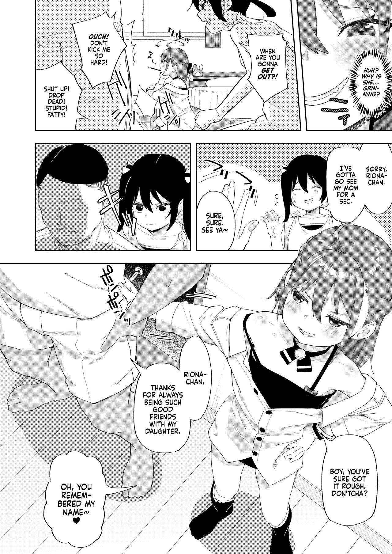 Cums Musume no Tomodachi no Mesugaki ni Okasaremashita | I Was Raped by a Little Brat Who's Friends With My Daughter - Original Ass Fucking - Page 5