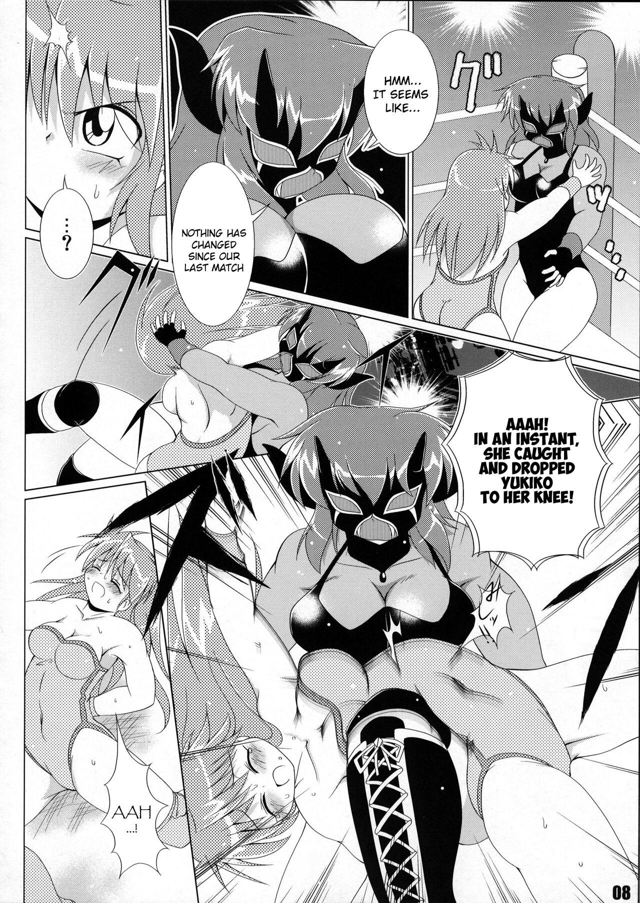 Mother fuck (COMIC1☆6) [Soket=Pocket (Soket)] Mighty Yukiko vs Dark Star Chaos (FALLIN' ANGELS4 (WRESTLE ANGELS)) - Wrestle angels Teenporno - Page 4