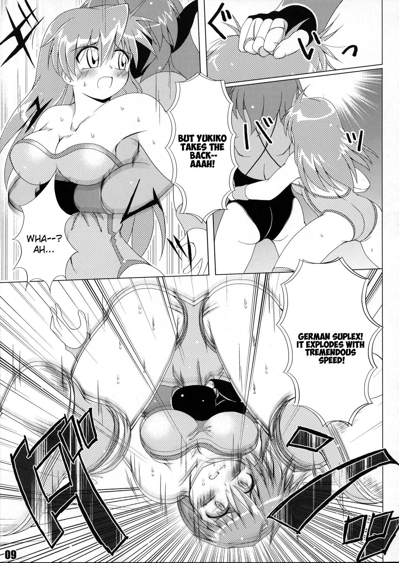 Soapy Massage (COMIC1☆6) [Soket=Pocket (Soket)] Mighty Yukiko vs Dark Star Chaos (FALLIN' ANGELS4 (WRESTLE ANGELS)) - Wrestle angels Girlnextdoor - Page 5