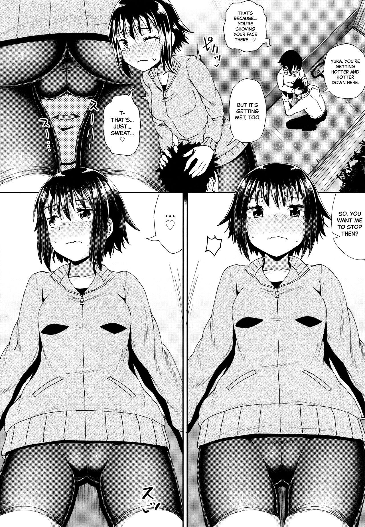 Ddf Porn Kouhai Kanojo to Supatchiri | My Kouhai gf and her Tight-Fitting Spats Nude - Page 6