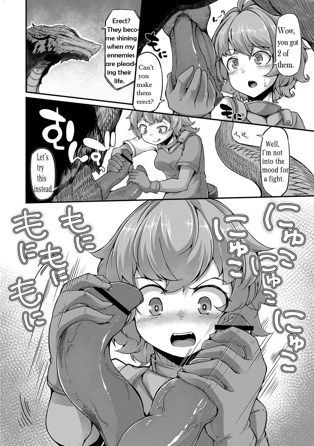 Orgasmo [Okuva] Fukkou!? Ishu Kouhai -Mazoku to Ningen no Kyousei Jidai- 8-wa [English] Groping - Page 10
