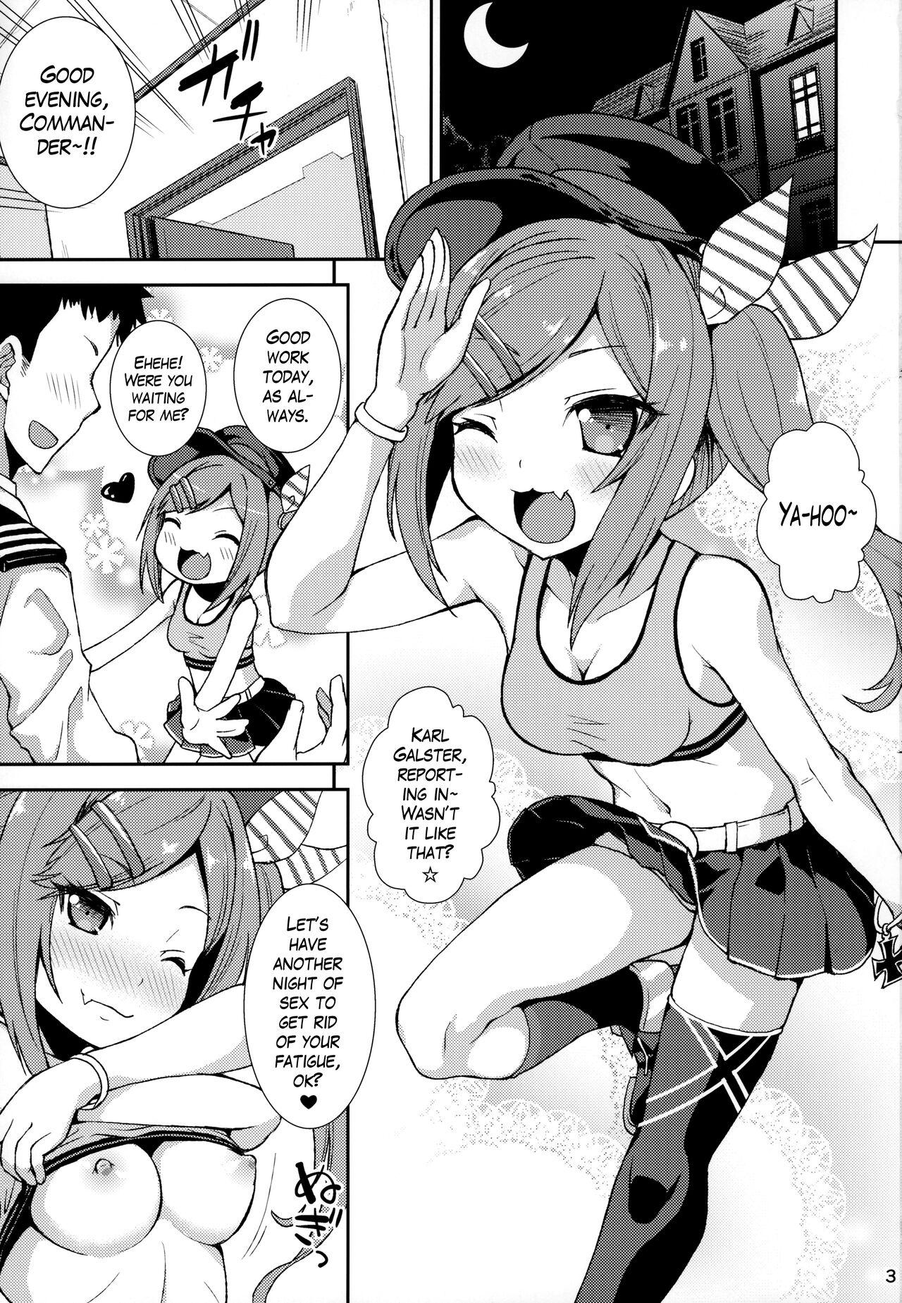Pick Up Z20 no Shikikan Asobi. | Z20 having fun with her Commander - Azur lane Gay Bang - Page 2