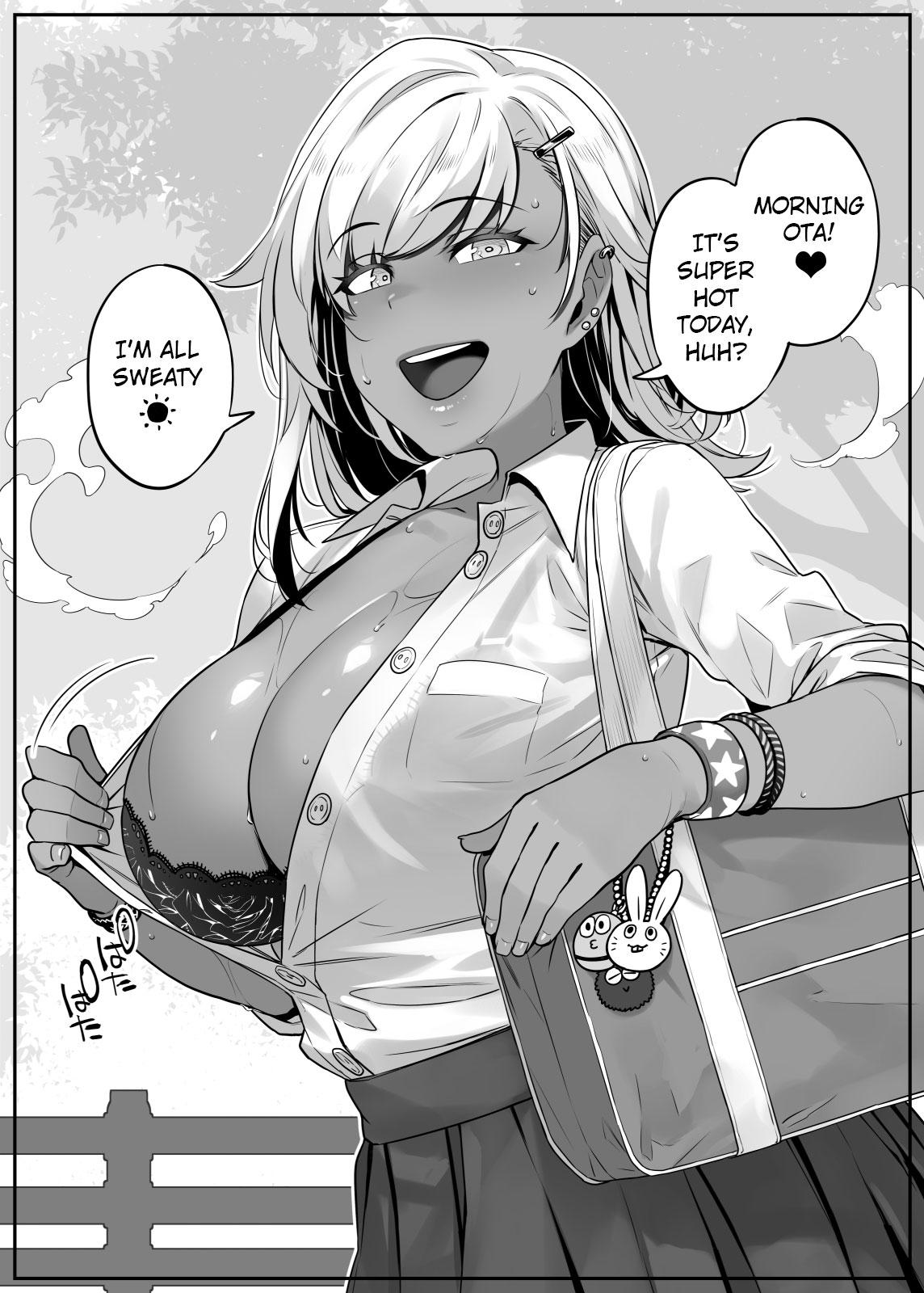 Secretary The story of a brown gal who loves otaku-kun - Original Young Tits - Page 1