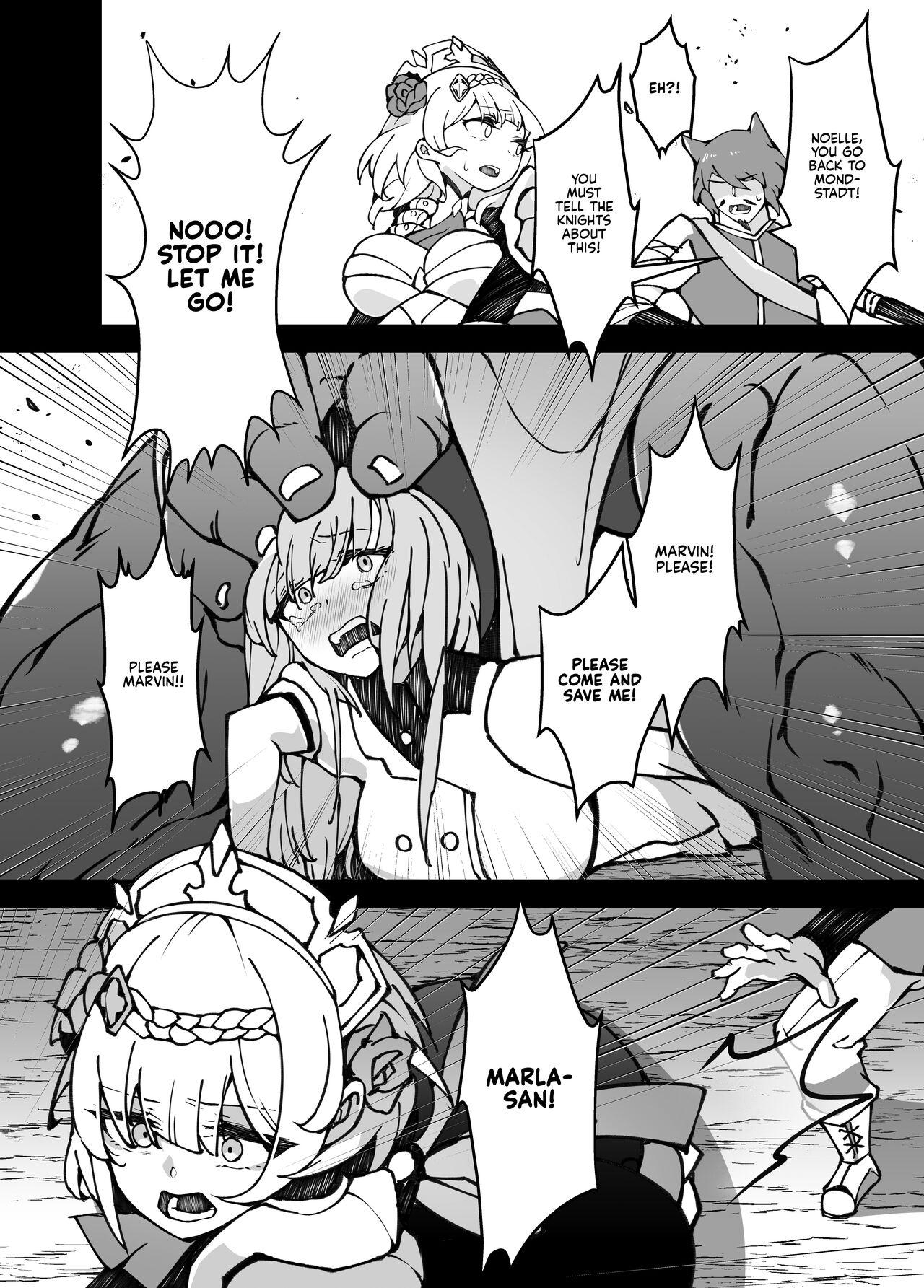 Hungarian [Karouke (Karou)] The Attack of the Hilichurls II ~The Invasion's Prelude~ Noelle,Chivalric Blossom that withered~ (Genshin Impact) [English] [Kyuume] [Digital] - Genshin impact Boots - Page 11