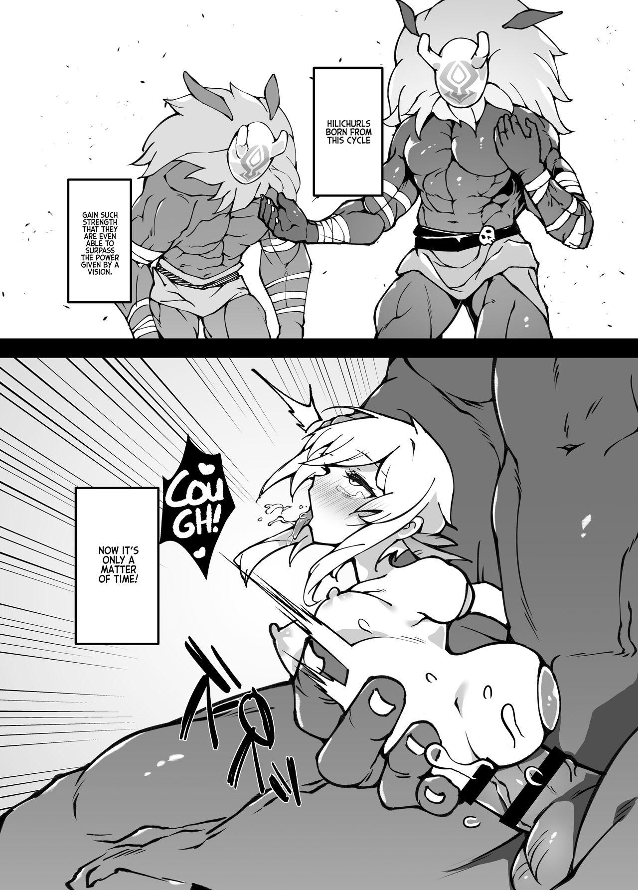 Menage [Karouke (Karou)] The Attack of the Hilichurls II ~The Invasion's Prelude~ Noelle,Chivalric Blossom that withered~ (Genshin Impact) [English] [Kyuume] [Digital] - Genshin impact Free Blow Job - Page 7