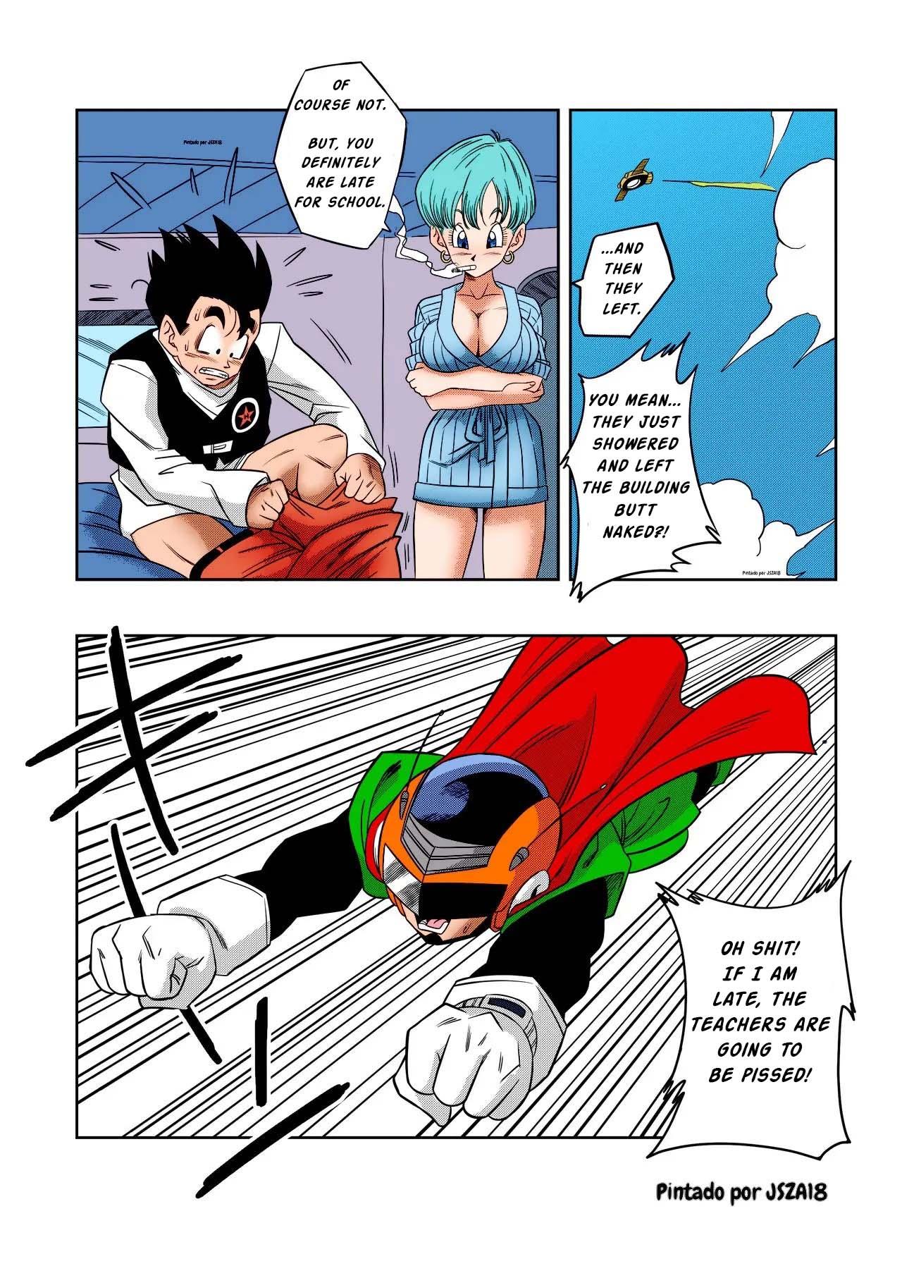 Gay Hairy LOVE TRIANGLE Z Part 1-4 - Dragon ball z Gagging - Page 116