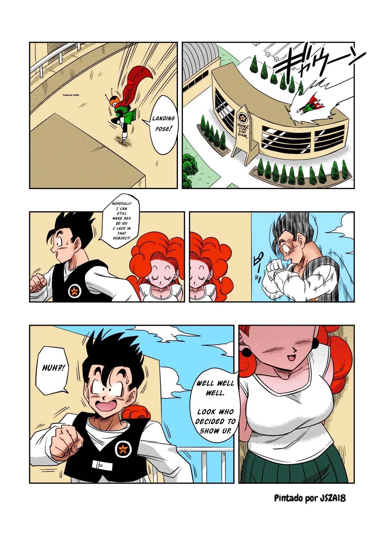 Gay Hairy LOVE TRIANGLE Z Part 1-4 - Dragon ball z Gagging - Page 117