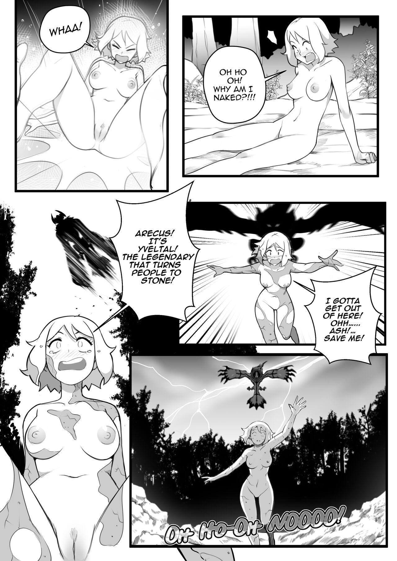 Menage Serena: A Petrified Sacrifice though time! - Pokemon | pocket monsters Tongue - Page 3