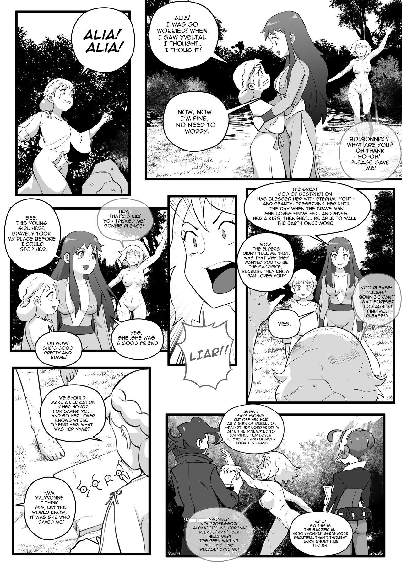 Stunning Serena: A Petrified Sacrifice though time! - Pokemon | pocket monsters Fishnets - Page 4