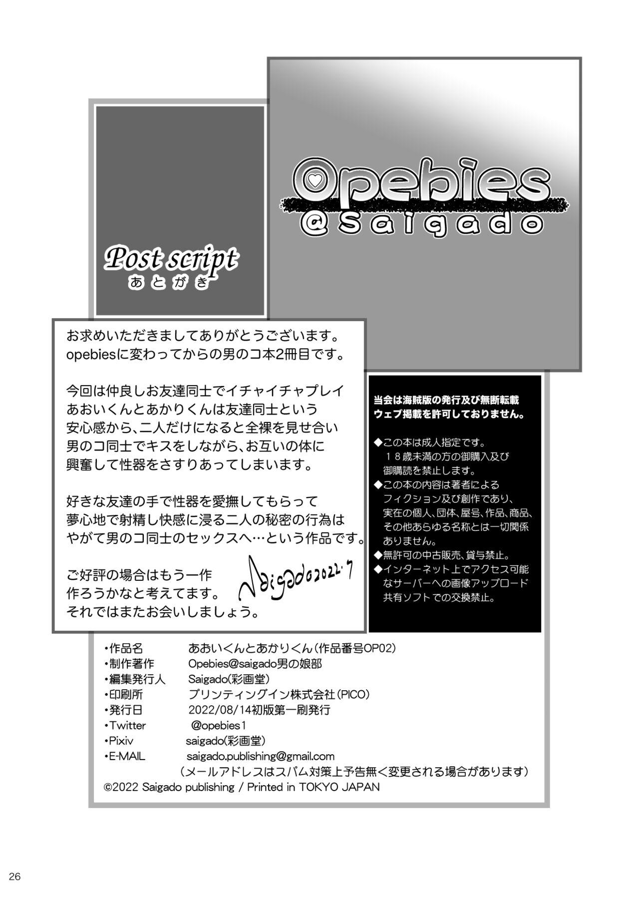 Bang Bros [Saigado] Aoi-kun to Akari-kun [Digital] - Original Police - Page 25