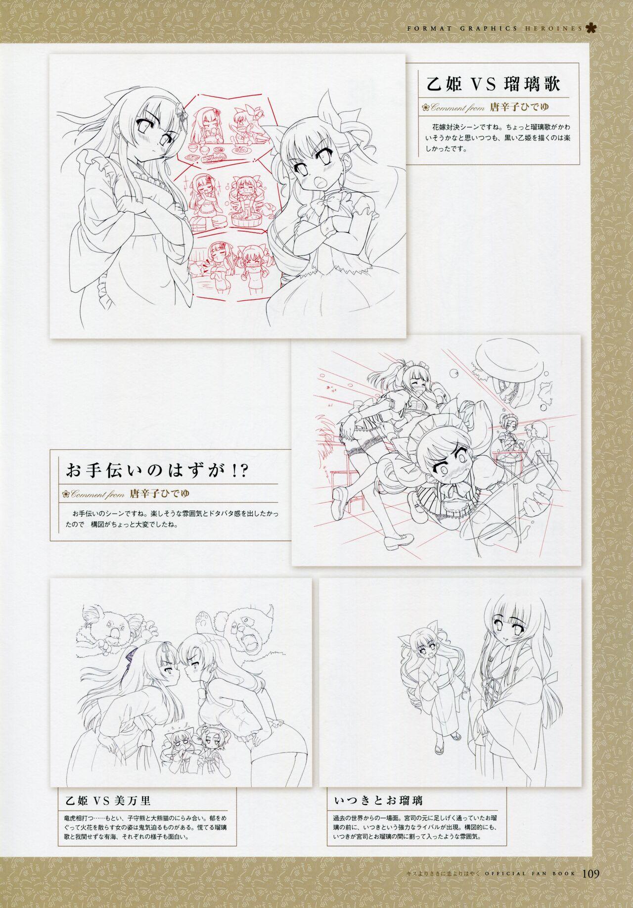 Kiss Yori Saki ni Koi Yori Hayaku Official Fan Book 117