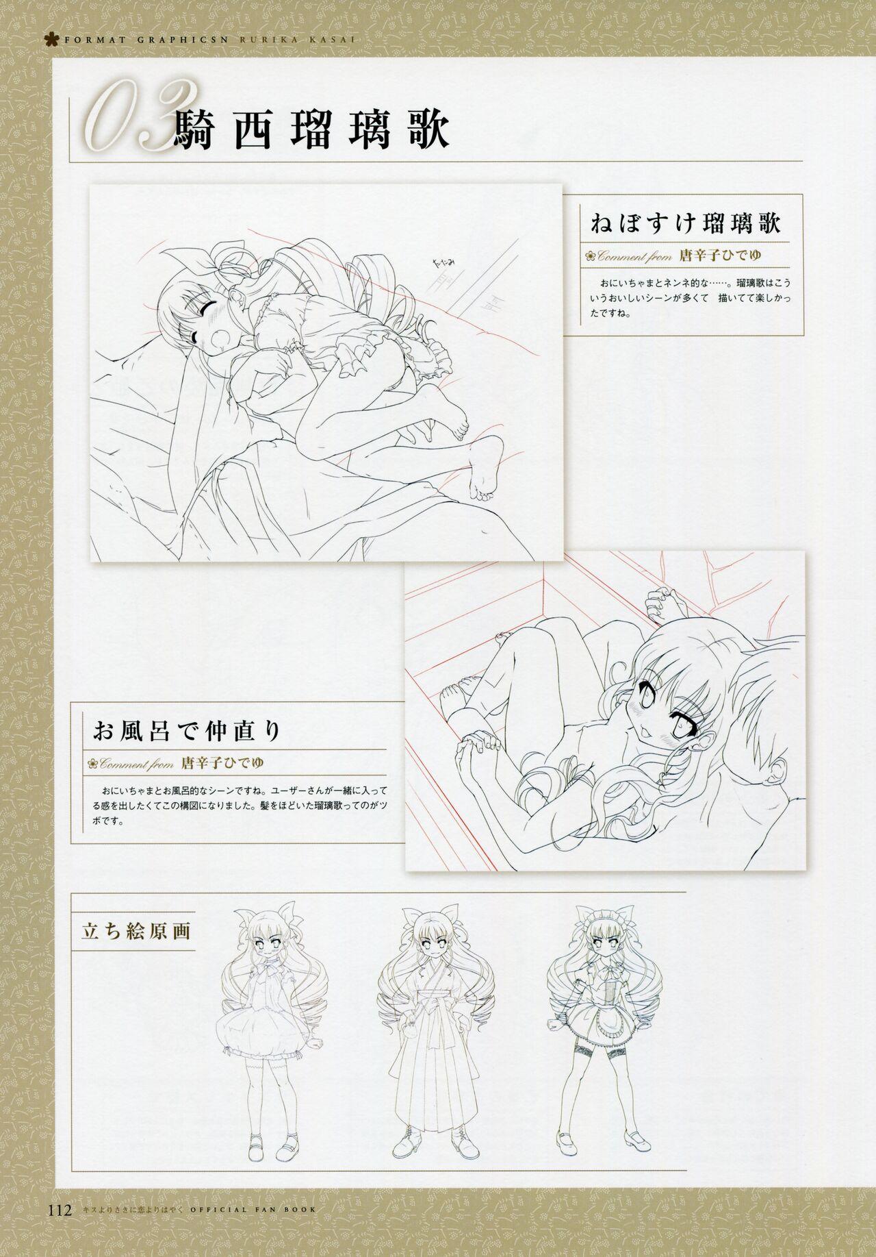 Kiss Yori Saki ni Koi Yori Hayaku Official Fan Book 121