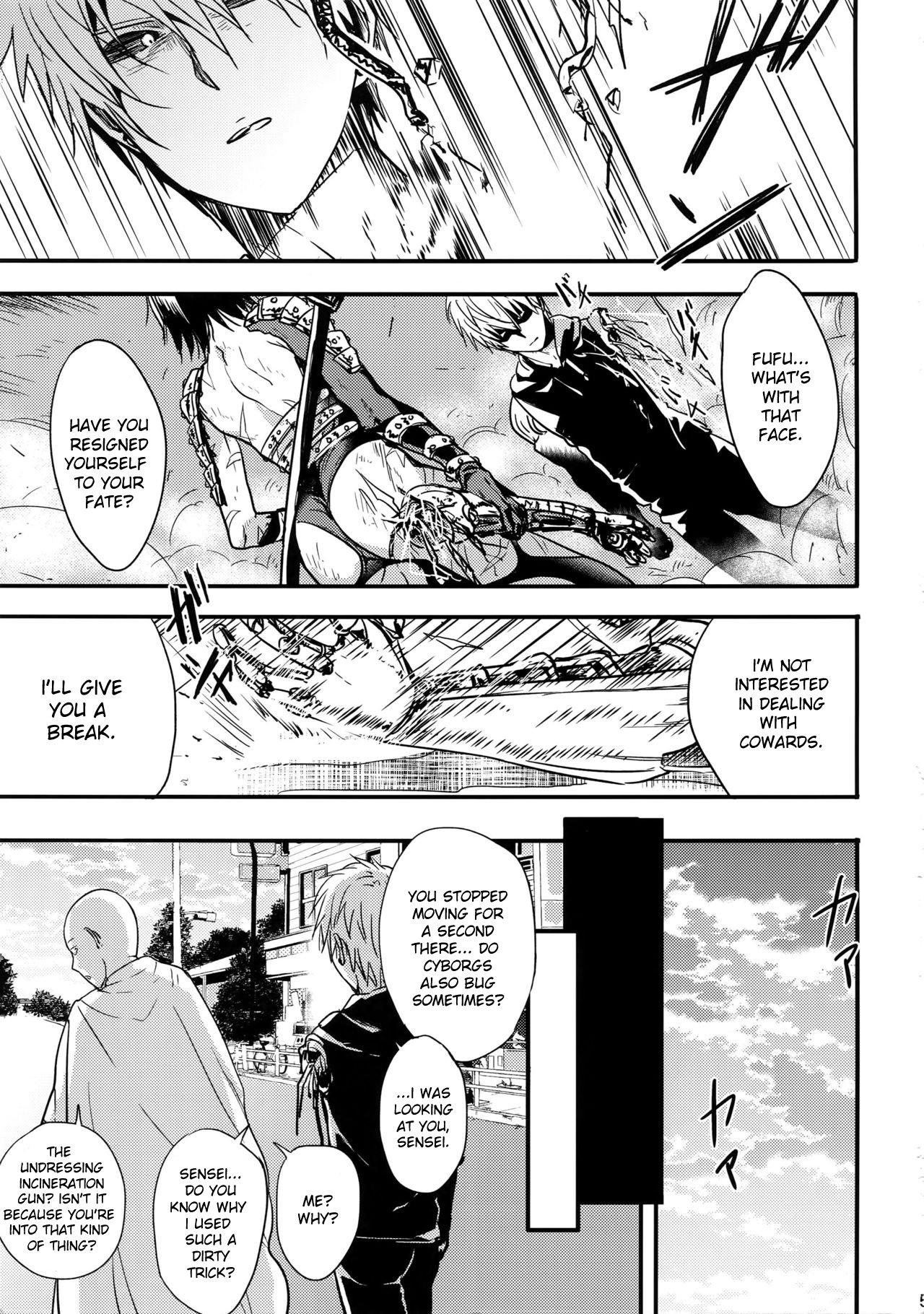 X Like a Cat - One punch man Tease - Page 4