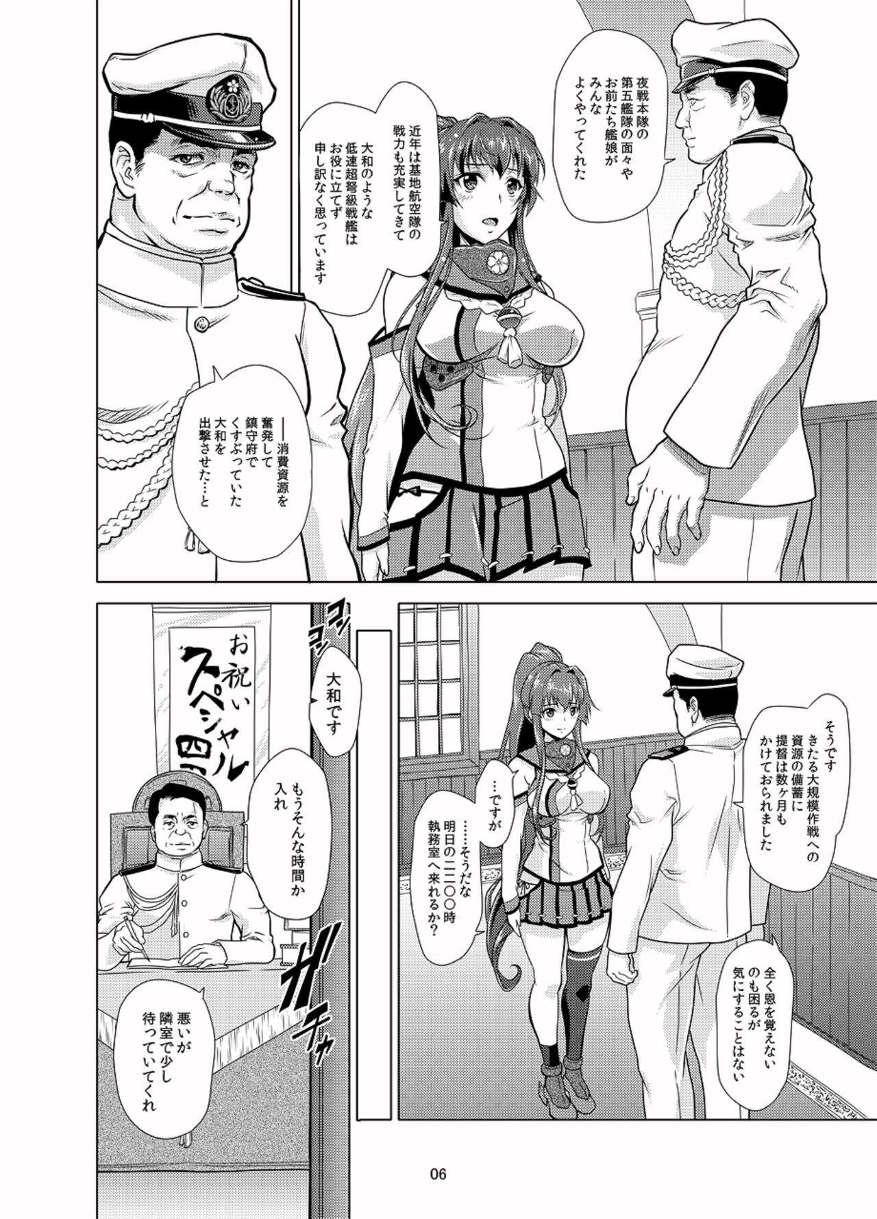 Pussyfucking Ganbaru Yamato-san - Kantai collection Nut - Page 6