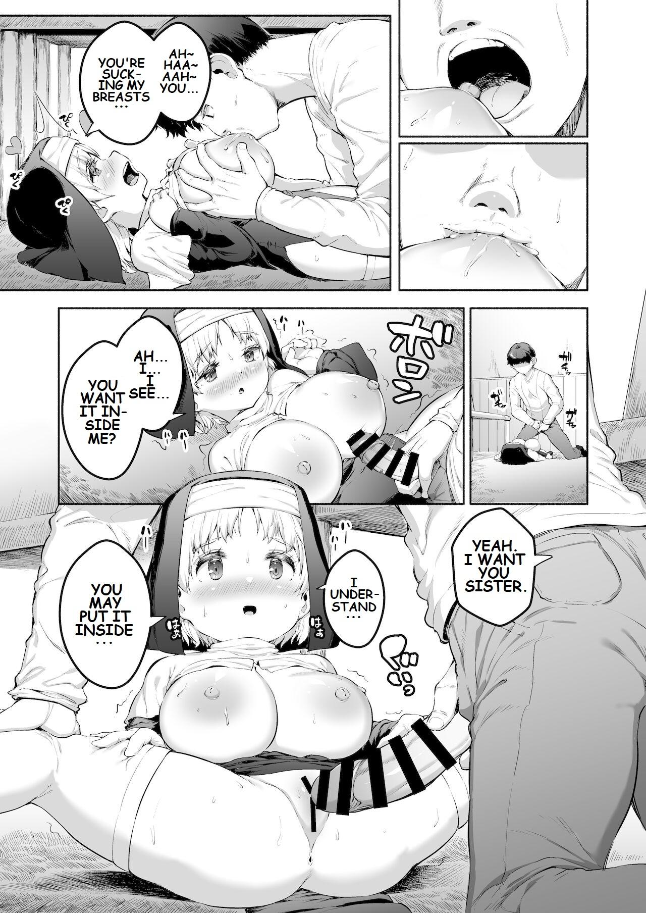 Natural Boobs Ecchi na Zange o Sasete kureru Keiken na Loli Kyonyuu Sister-chan | Devoted Busty Loli Who Made Me Confess - Original Hidden Cam - Page 8