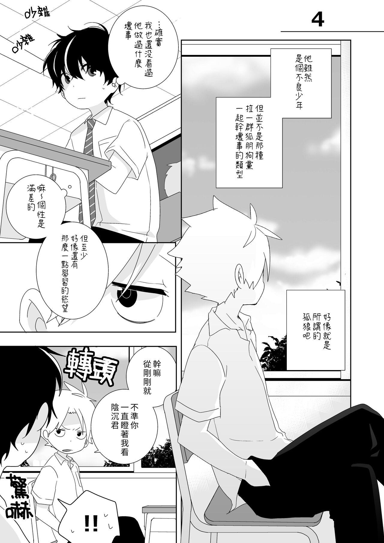 Gayclips [Naitama (Isako)] InCha-kun to Furyou-kun|陰沉君跟不良君 [Chinese] [Digital] - Original Pregnant - Page 8