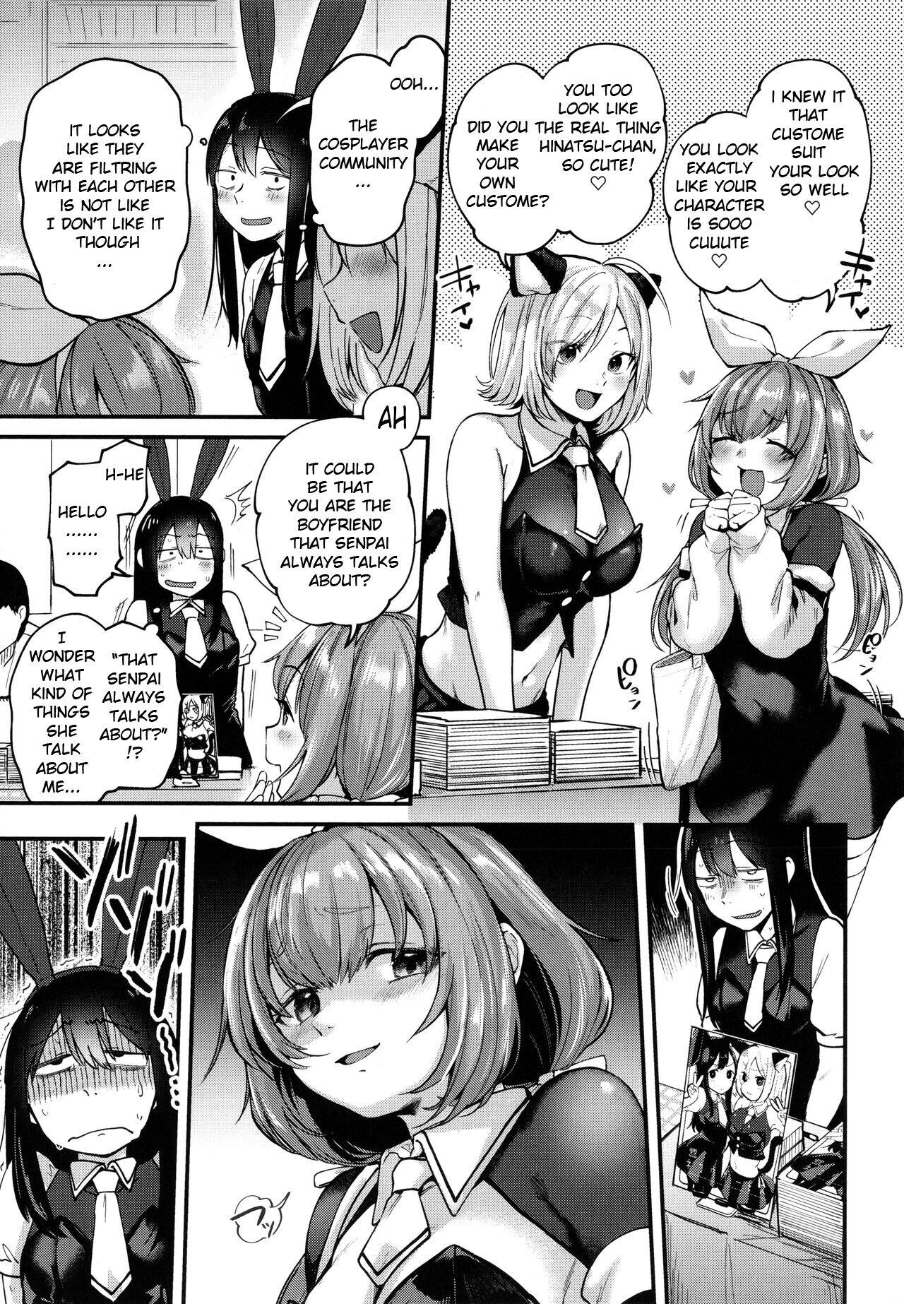 Woman Doujin Sakka wa After 3P no Yume o Miru ka | Do Doujin Artists Dream of Having a Cosplayer Threesome? Girl Fuck - Page 3