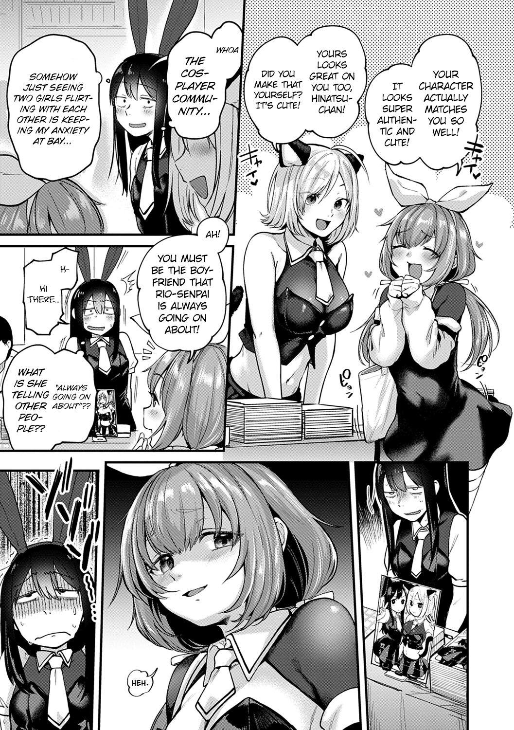 Goth Doujin Sakka wa After 3P no Yume o Miru ka | Do Doujin Artists Dream of Threesome Sex After Work? Nut - Page 3