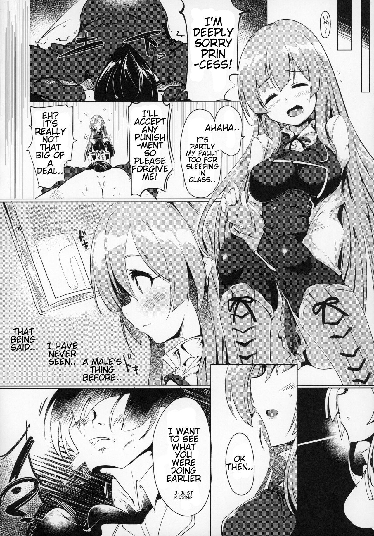 Doggystyle There's No Way An Ecchi Event Will Happen Between Me and the Princess of Manaria Kingdom! - Manaria friends Teenage Sex - Page 9