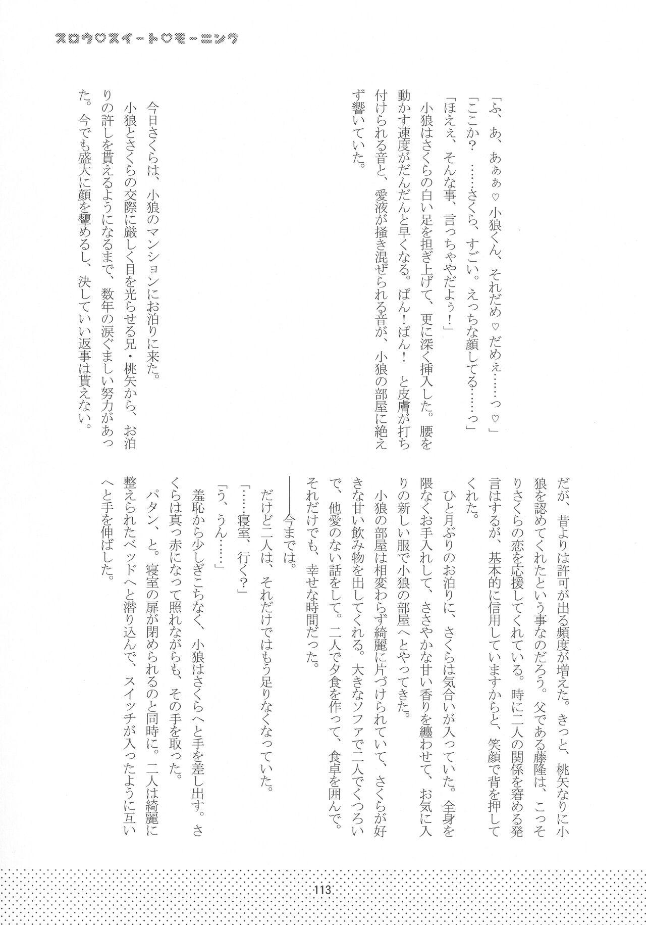 (C96) [Moku. (Yumako, Kaede Sago, Hachimitsu Yu) Suki na Hito to wa 〇〇 Shitai (Cardcaptor Sakura) 114