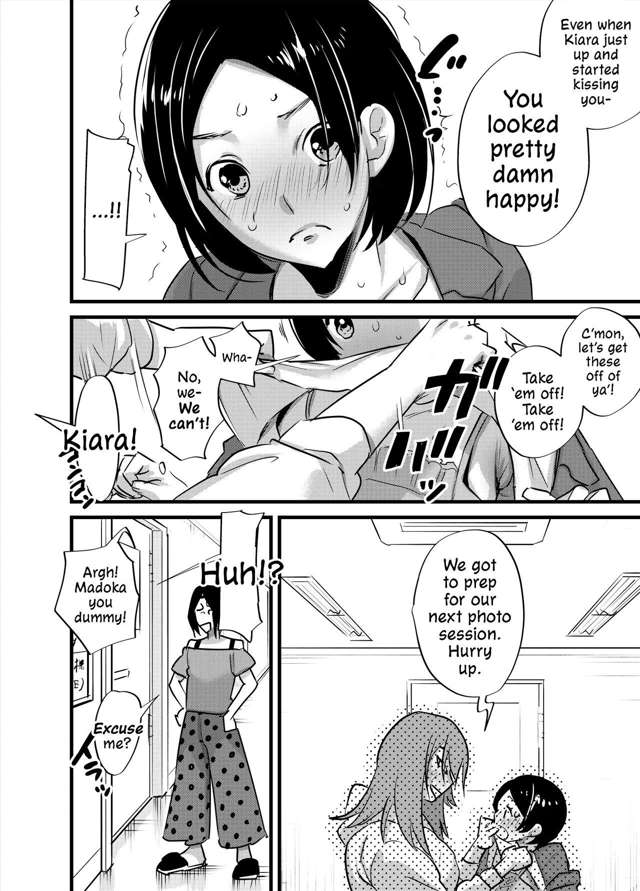Real Amateur Futanari Idol no Seishori mo Manager no Shigoto desu! | Sexual Relief Is Part Of My Job As A Futanari Idol's Manager! - Original Babes - Page 9
