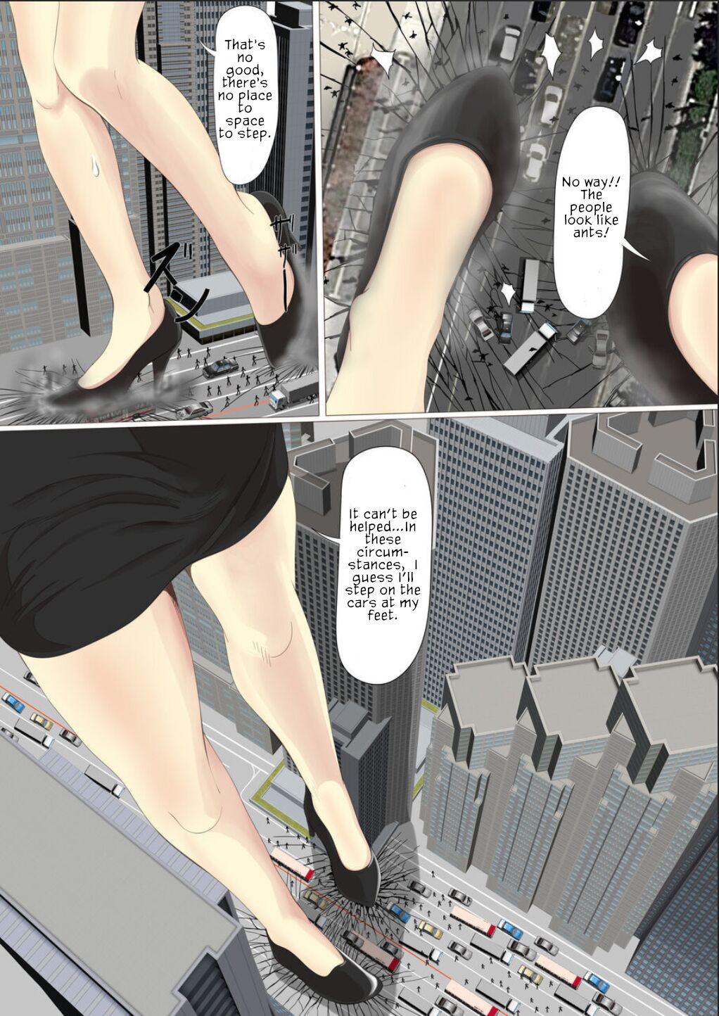 Kyodai Musume Short Short Saito Shizue no Baai |  Giantess short story: Saito Shizue’s case 8