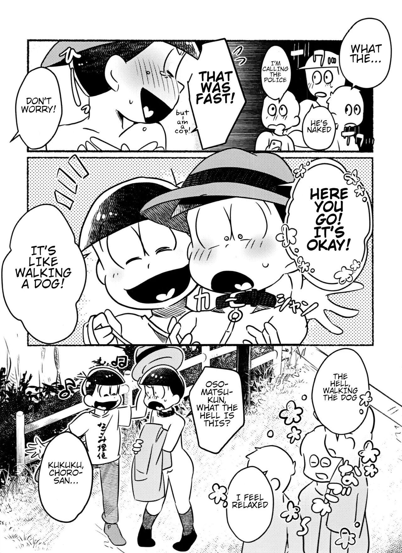 Adult Inspector Choromatsu walks naked at night and does XXX in the public eye R18 book - Osomatsu san Seduction Porn - Page 6