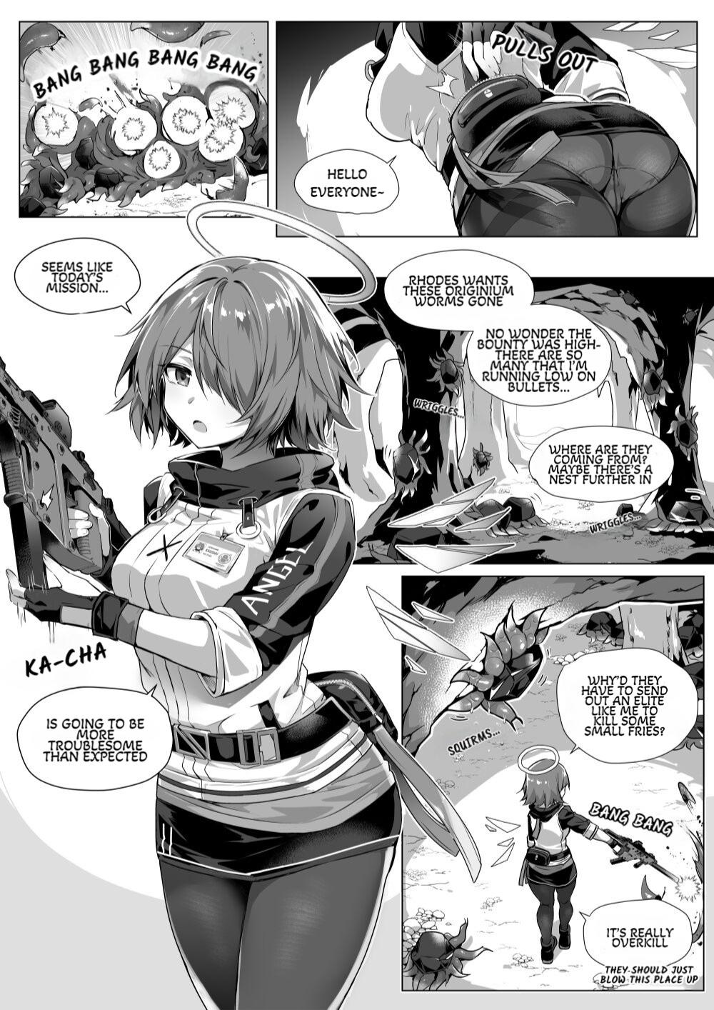 Teen Fuck My Stomach is not a Breeding Ground for Bugs - Arknights Transexual - Page 3