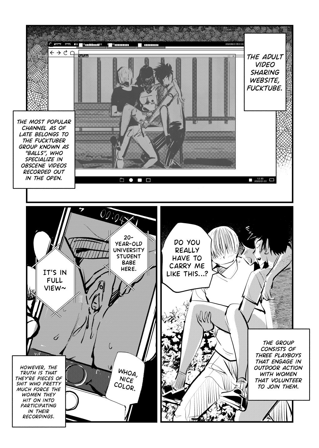 Ladyboy Inran Joshi Ga Modaenagara Kintama Ijimetemita - Original Gay Domination - Page 1