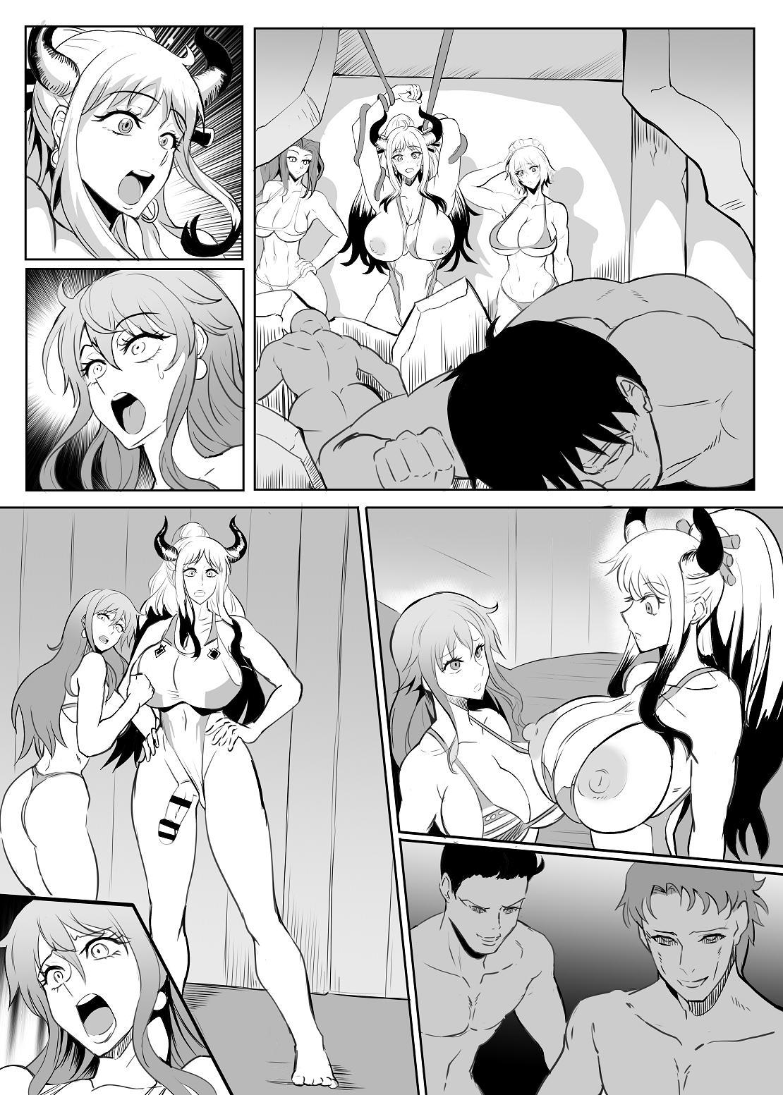 Black Title Mitei @ Nami & Yamato Bon 3 - One piece Lesbian Porn - Page 14