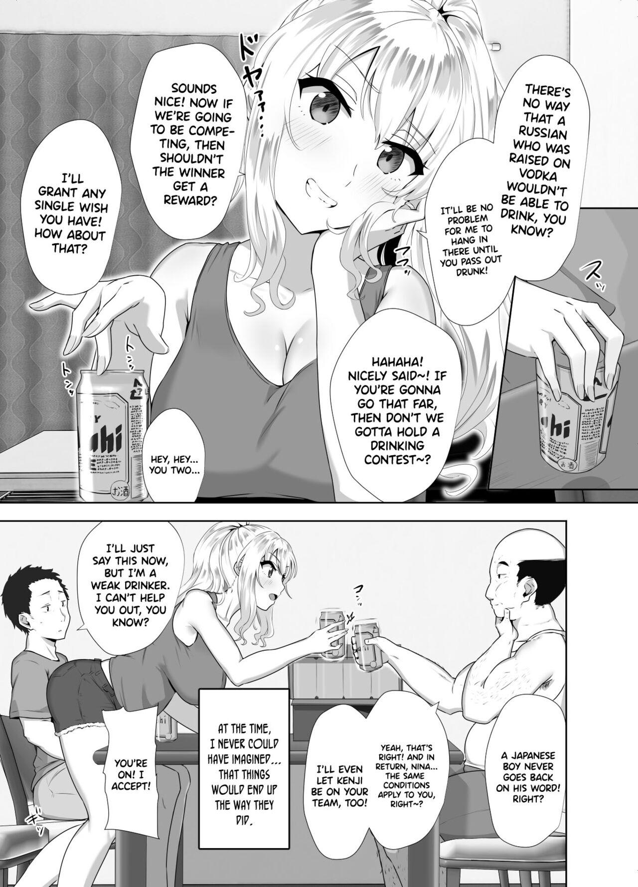 Play Russia-jin ga Osake de Nihonjin ni Makeru Wakenai Deshou? | There's No Way a Russian Could Lose to a Japanese Person In Drinking, Right? - Original Shaved Pussy - Page 6