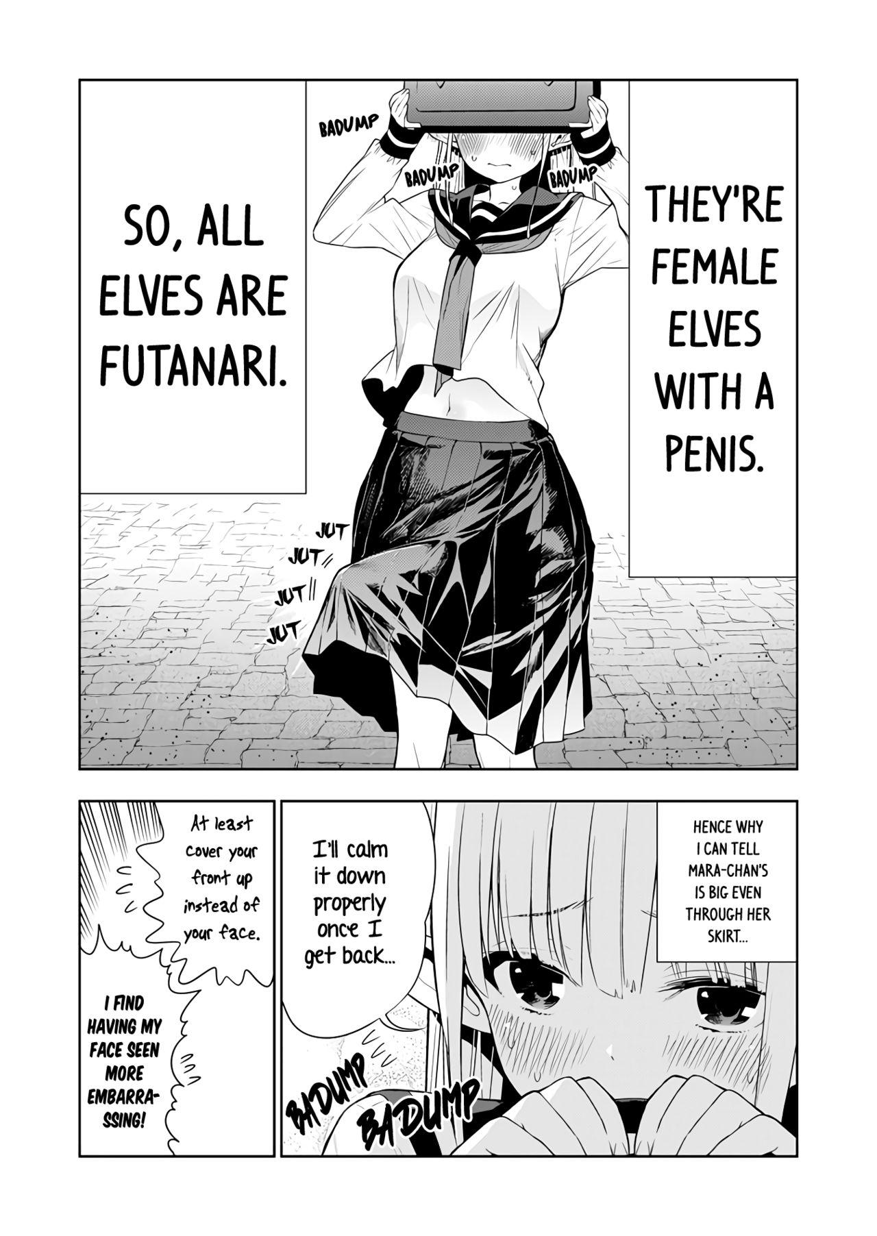 Muscular Futanari no Elf - Original Blowjob - Page 4