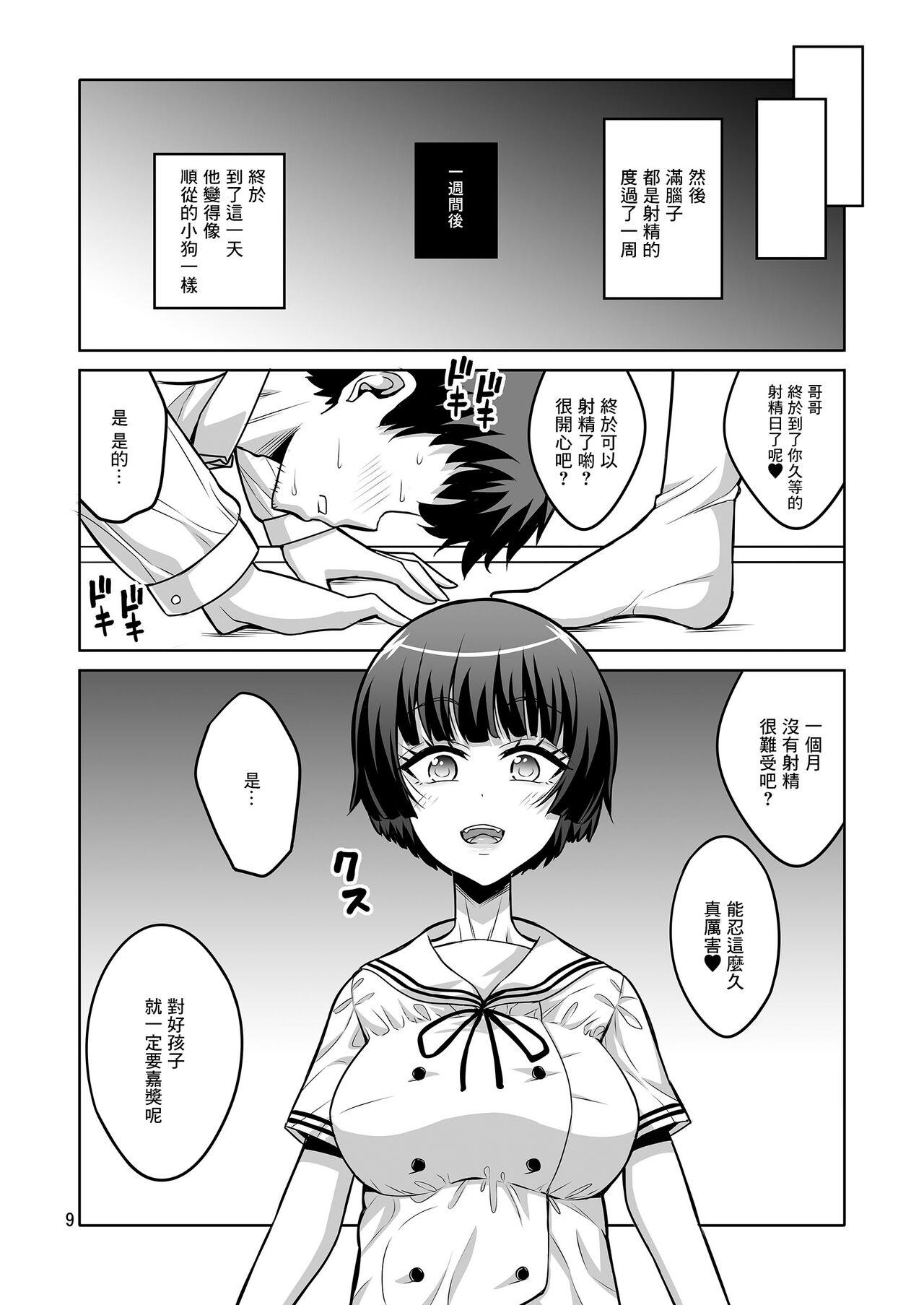 Curious Futanari JK DeliHeal-jou ga Shasei Kanri to Gyaku Anaru de Choukyou Shichaimasu - Original Lesbians - Page 8