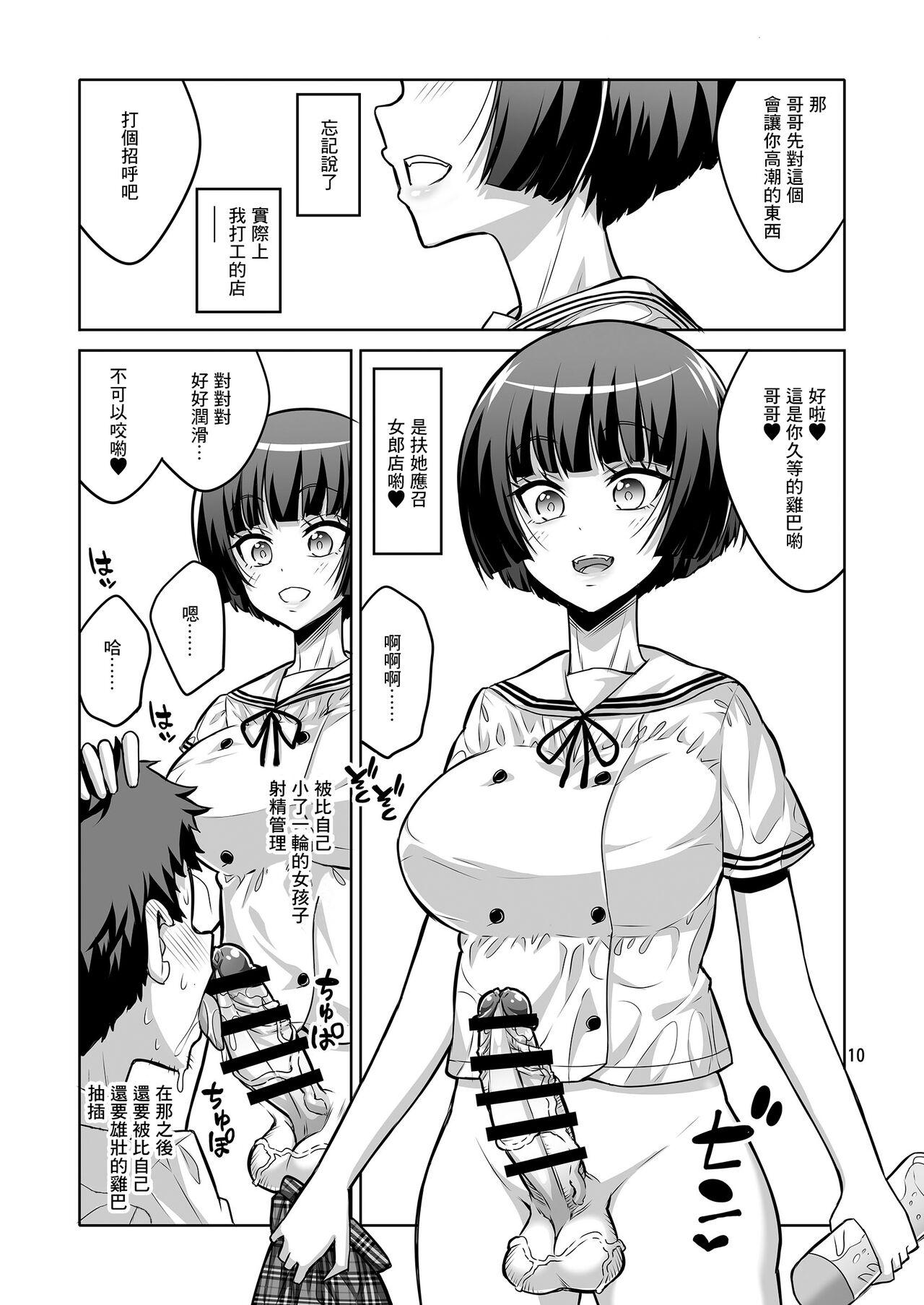 Curious Futanari JK DeliHeal-jou ga Shasei Kanri to Gyaku Anaru de Choukyou Shichaimasu - Original Lesbians - Page 9